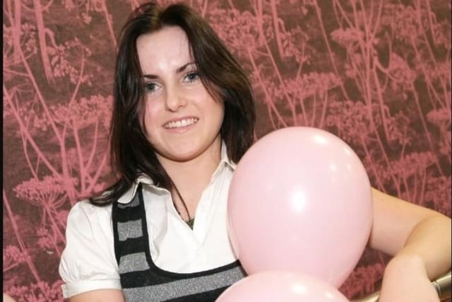 Priscilla, assistant manager at the store in Cookstown, pictured at the successful Girls' Night Out in 2006.