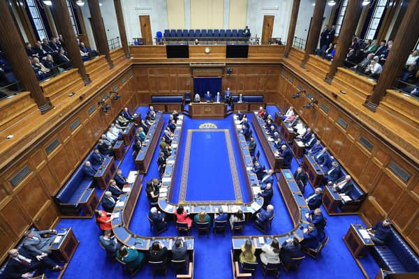 Cross-community voting in the Northern Ireland Assembly didn't apply for Tuesday's landmark vote on the Windsor Framework