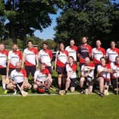 Lisburn man Gareth Houston with his German GAA team Cologne Celtics