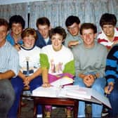 Garvagh YFC members planning the Wild West Show back in 1990