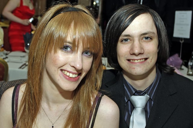 Rhiannon Henry and Steven McDonald, who were pictured at the Dalriada Formal in 2008.