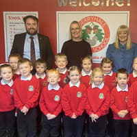 25 delightful pictures as this year's new P1 pupils from schools around Portadown pose for their first class photos