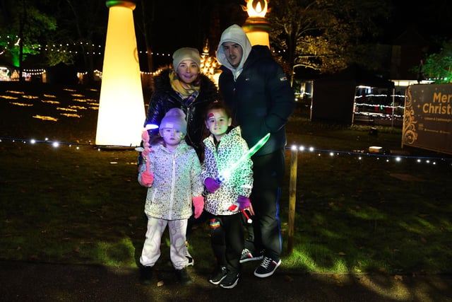A fantastic evening of festive family fun in Lisburn's Castle Gardens