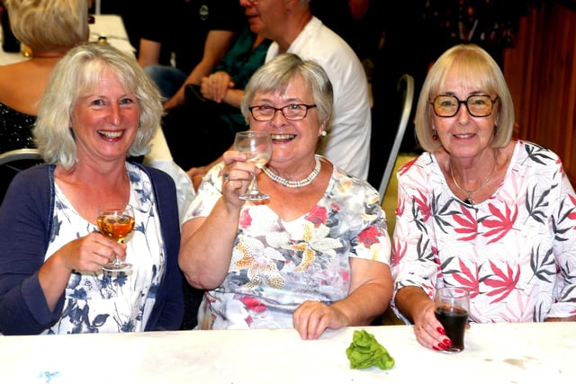 Mary McAuley and friends pictured at the Carey Faughs GAC Abba Sensations concert held in Carey Parish Centre on Saturday evening. Picture Kevin McAuley/McAuley Multimedia