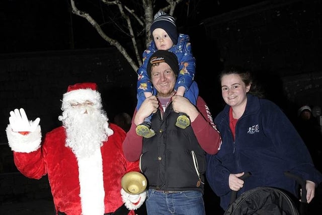 Meeting up with Santa in Tandragee.