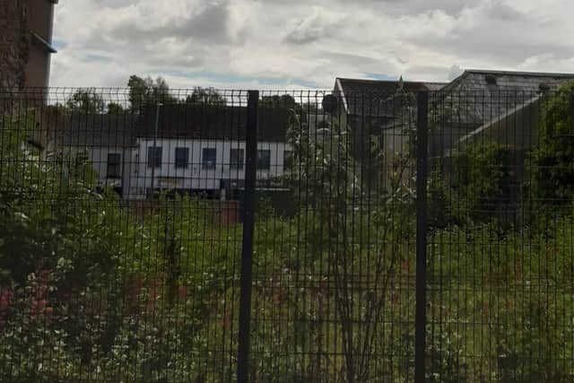Proposed site of community garden in Larne town centre. Pic: Local Democracy Reporting Service