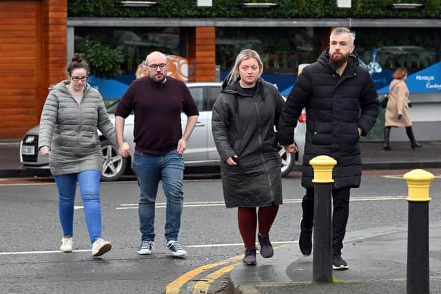 Friends and family members of Natalie McNally attended Lisburn Magistrates Court on Thursday.