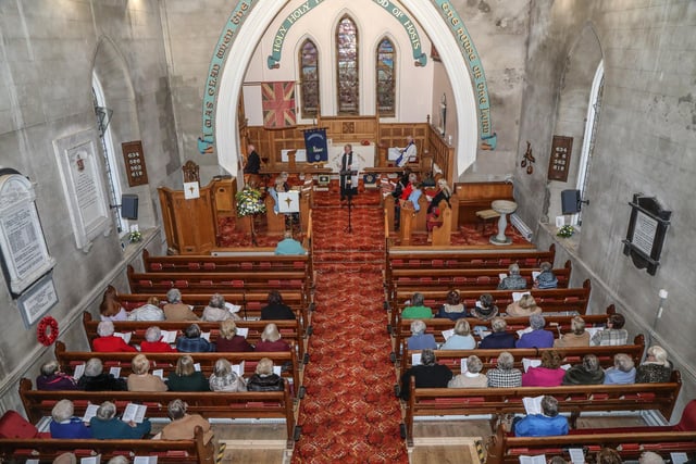 The beautiful Magheragall Parish Church was the setting for the 80th Anniversary Service of the Mothers Union Branch. Pic by Norman Briggs, rnbphotographyni