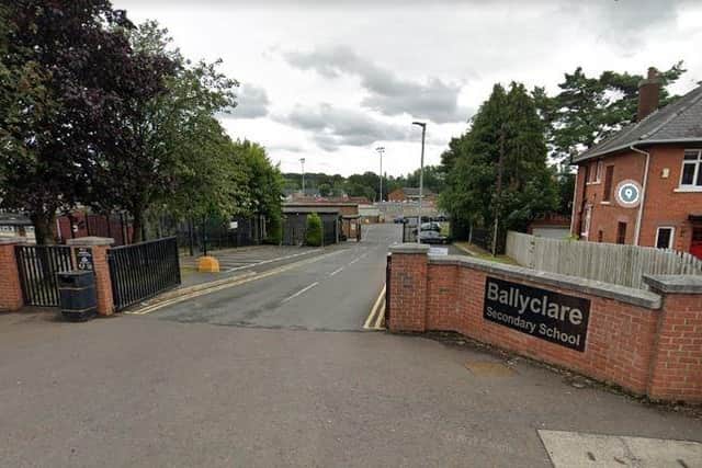 Ballyclare Secondary School. (Pic by Google).