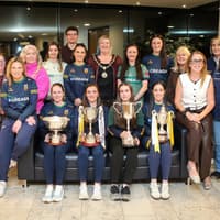 IN PICTURES: Deputy Mayor of Causeway Coast and Glens welcomes Antrim’s All-Ireland-winning camogs to Cloonavin
