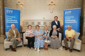 St Vincent de Paul board members for the Northern Region are joined by SVP Ambassador Malachi Cush at Members’ Day in celebration of the Society’s 180 years in Ireland.