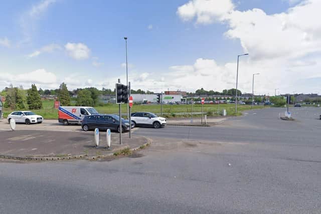 The ASDA junction, on the Northway in Portadown, is considered by some ABC councillors to be a blackspot for collisions. Credit: Google