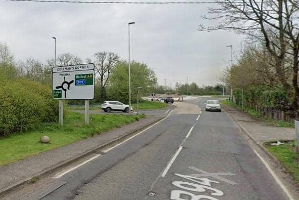 General view of  Hillhead Road, Ballyclare. Image: Google