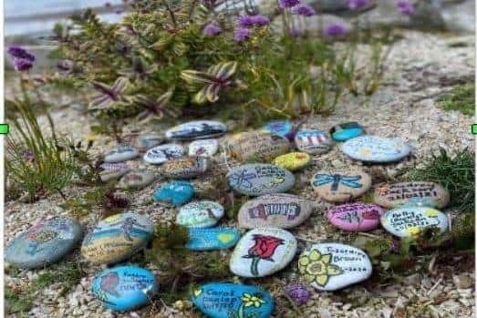 The Memory Stones of Love on their travels.