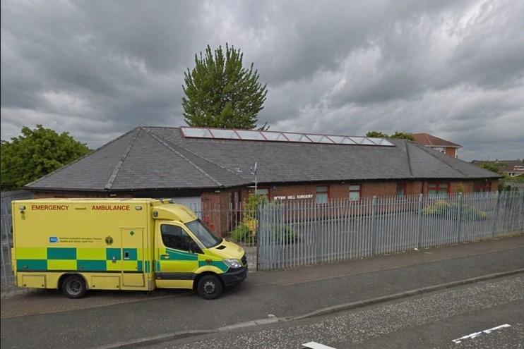 Elderly woman taken to hospital after car crashes outside doctor's ...