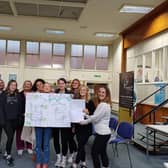 Northern Regional College students behind the The Beauty Wheel project