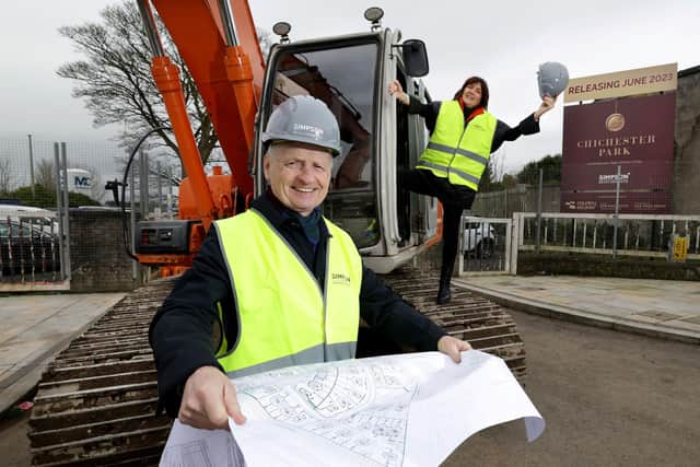 Nigel Simpson and Margaret Simpson from Simpson Developments.