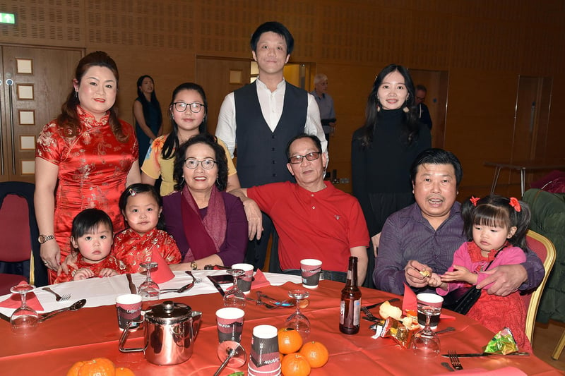 Members of the Ho family pictured at the Chinese New Year celebrations. PT04-202.