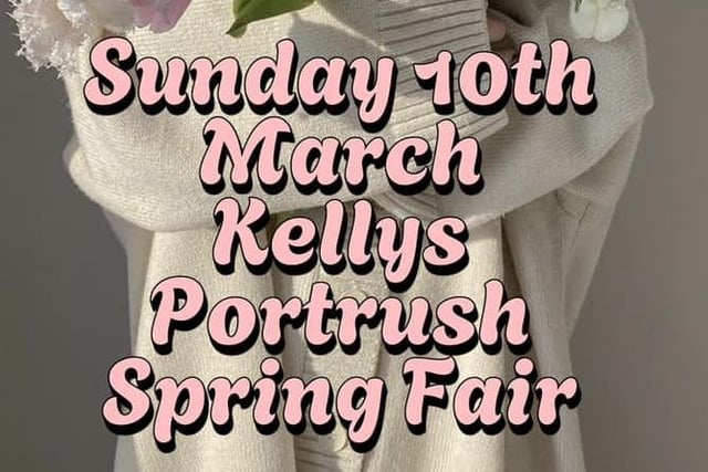 Not just lots of fabulous gifts and tasty treats ideas but a great afternoon out - that's what is on offer at the Portrush Spring Fair on Sunday, March 10 at the Kelly's complex.