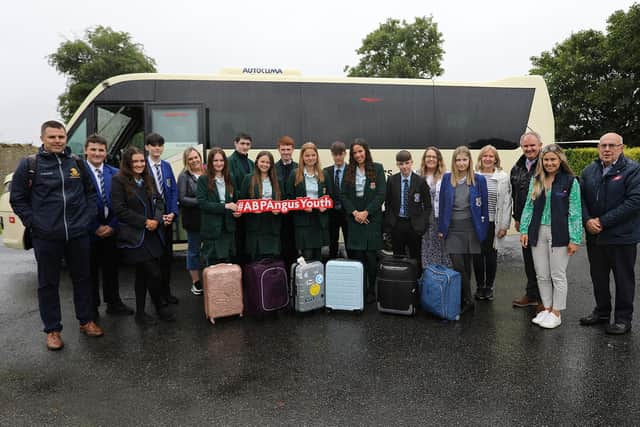 Friends' School students recently enjoyed a Taste of Europe Farm to Fork Tour with other students in the ABP Angus Youth Challenge final. Pic credit: Lorraine Teevan