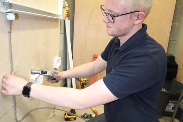 Electrical Installation Third Place - Cameron Gorman (Bangor) Apprenticeship NI Level 3 Electrical Installation at Newtownards Campus employed by B.I. Electrical.