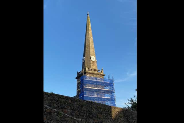 Restoration work has commenced at St Nicholas' Church of Ireland in Carrickfergus.  Photo courtesy of St Nicholas' Church Office