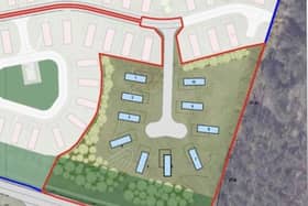 Plans to add ten caravans to a Ballycastle caravan park were recently submitted to Council (Credit MRA Partnership/ transport assessment form)