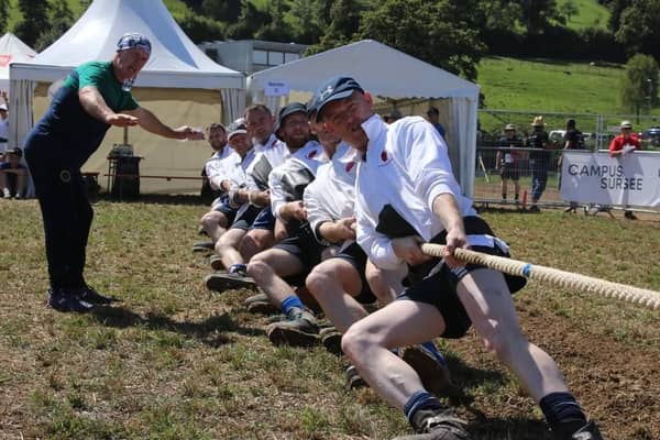The NI outdoor tug-of-war team took an impressive fourth place at the World Championships. Credit Noel Hara