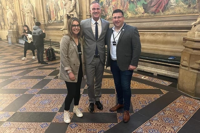 The Watsons with Peter Kyle, Shadow SoS for NI.