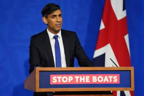 Questions have been raised for months on whether Prime Minister Rishi Sunak's flagship Rwanda policy to "stop the boats" will be fully applicable in Northern Ireland because of the Windsor Framework. Photo: James Manning/PA Wire