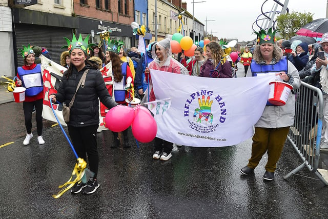 Helping Hand, one of the Mayor's charities, taking part in the parade