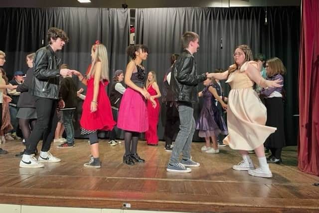Pupils at Lisnagarvey High School are putting the finishing touches to their upcoming production of Grease