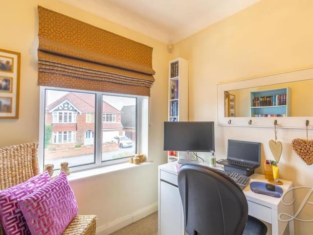 Talking of office space, or working from home, here's an ideal, little corner in which to get lost in your computer or laptop.