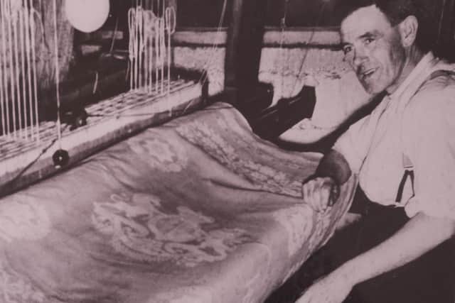 James Greene, from Bleary, Co Down, who worked as a master weaver at McCollum's Mill in Waringstown, Co Down. He features in a new BBC documentary 'The Warp, the Weft and the Weaver' which follows Deborah White, one of Ireland's last damask linen weavers, as she restores a 200-year-old loom. It is available on the BBC iPlayer.