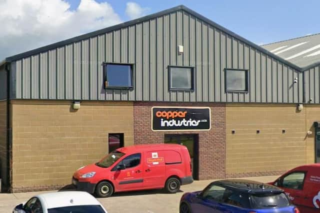 The current base used by Copper Industries at Shivers Business Park. Credit: Google