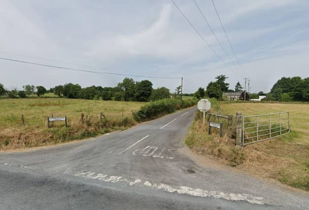Those residents of Kilnaslee Road, Galbally, who did express a view on bilingual Irish-English Street signage, were split, with 50 per cent in favour, just short of the 51 per cent majority required. Credit: Google