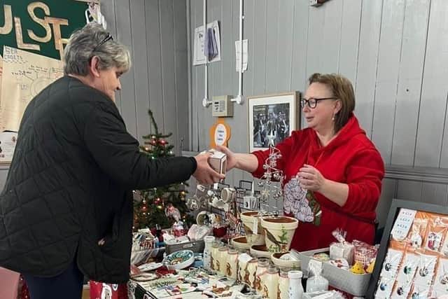 One of the many sales at the Craft Fair. Pic credit: Lisburn Sea Cadets