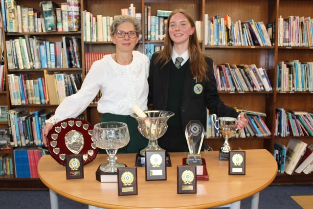 Molly cleaned up at prize day, her mum was just delighted. What an amazing achievement.