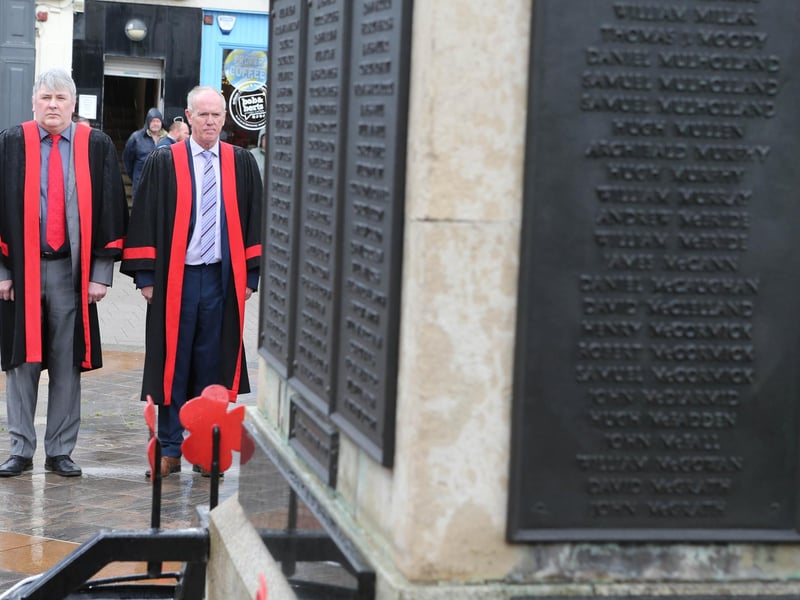 Commemorating D-Day in Coleraine.