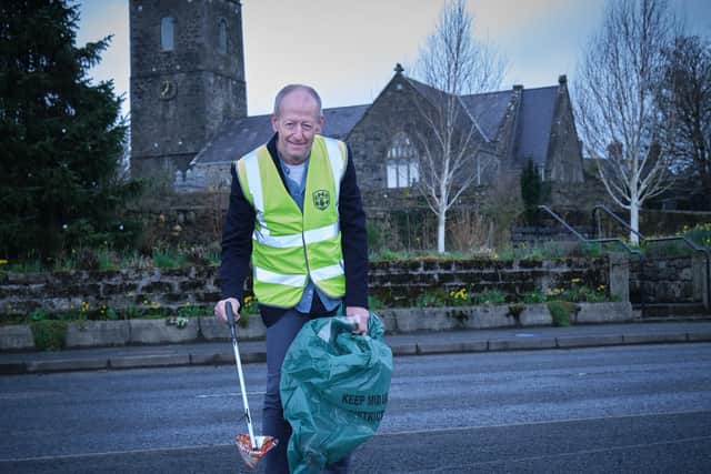 Chair of the Council’s Environment Committee, Councillor Sean McGuigan is encouraging local groups to organise a litter pick in their community.