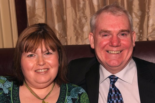 Enjoying the craic at the Pancake Tuesday charity event back in 2008, organised by Seamus McNally, in aid of Cookstown MS Help and Support Group and held in the Greenvale Hotel.