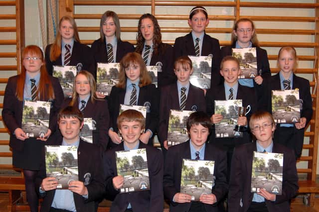 Class prize winners from the Dromore High School prize night in 2006