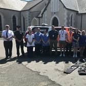 Some of the team behind Council's recent Streetwise events for local children of the Borough getting set up for the events. Credit: Causeway Coast and Glens Borough Council