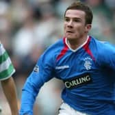 Barry Ferguson of Glasgow Rangers running during the Scottish Premiership match between Celtic and Rangers at Celtic Park. Photo: Paul Mcfegan/Sportsphoto/Allstar via Getty Images)