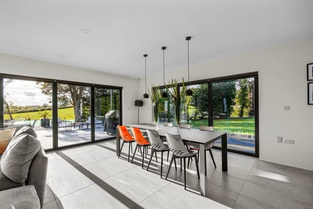 This four bedroom detached home is on the market priced at offers over £835,000