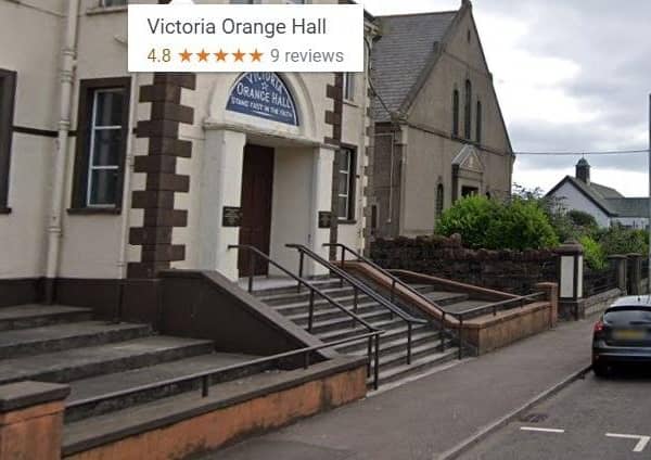 Victoria Orange Hall, Larne. Image by Google