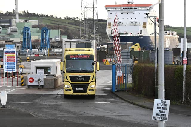 Internal UK trade has been disrupted by the Irish Sea border created by the post-Brexit Windsor Framework.