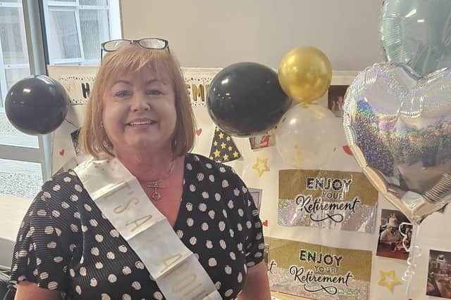 Lisburn Community Dental Nurse, Anne O’Hare has retired after over 40 years. Pic credit: SEHSCT