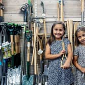 Ayla and Sophia Tuffaha, Dobbies' Little Seedlings Ambassadors are encouraging local people to go along to the Grow How and Little Seedlings workshops. Pic credit: Dobbies