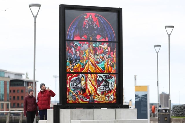 To celebrate 10 years of Game of Thrones being filmed in Northern Ireland, Tourism Ireland commissioned six stained glass windows that depict iconic scenes from the series that now make up a permanent trail in Belfast city centre. 
Anyone can follow the easy trail map from the Maritime Mile, past Titanic Studios to HMS Caroline. 
For more information, go to visitbelfast.com/article/glass-of-thrones-trail-map